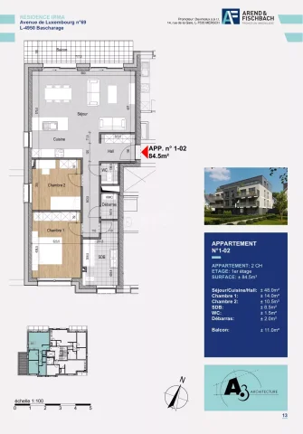 Apartment in Bascharage — Bascharage