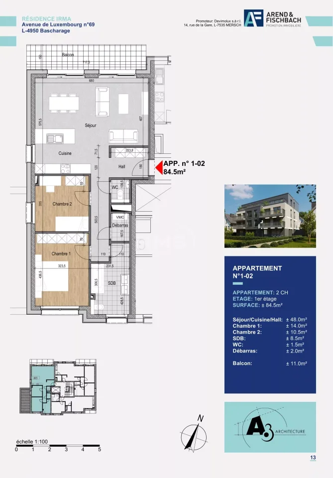 Appartement à Bascharage