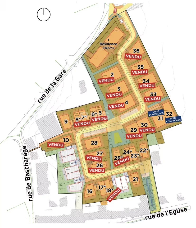Lotissement à Hautcharage