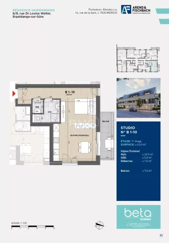 Studio in Erpeldange-sur-Sûre — Erpeldange-sur-Sûre