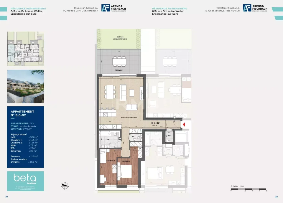Appartement à Erpeldange-sur-Sûre